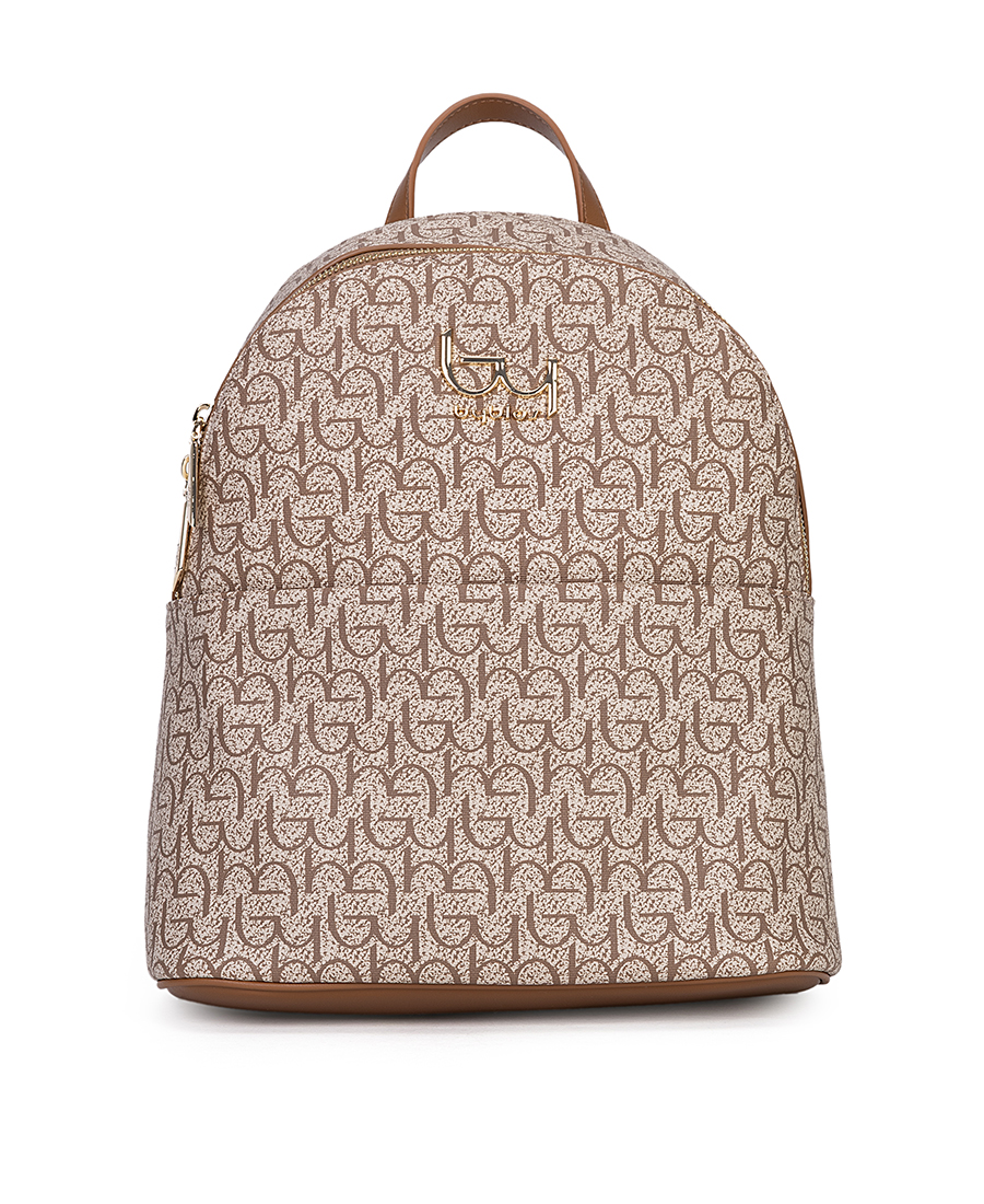 Byblos Γυναικεία Τσάντα Backpack Με All Over Monogram Σχέδιο