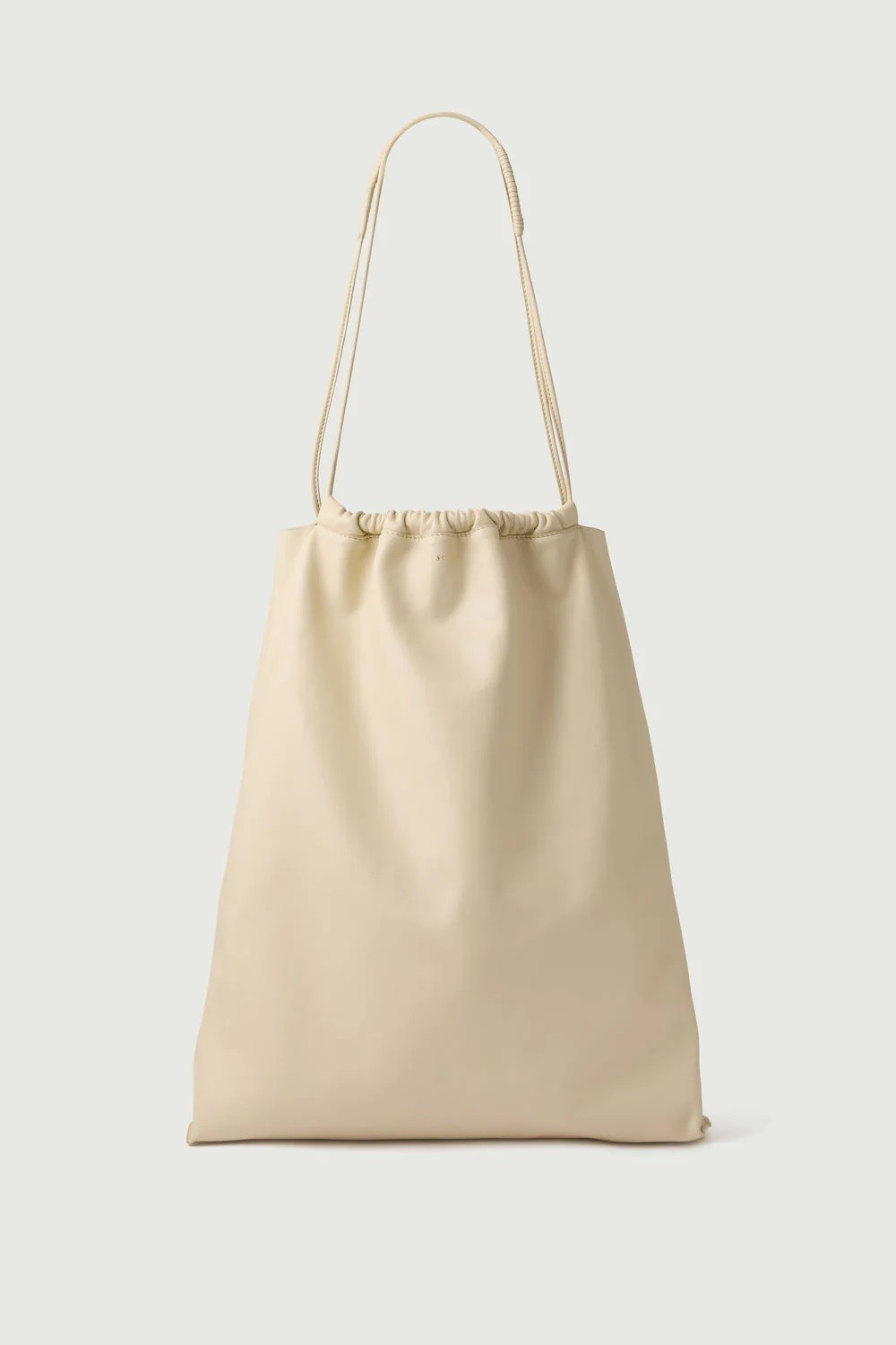 Soeur Soeur Γυναικεία Τσάντα Ώμου Oversized Δερμάτινη Με Σούρα Και Μακριά Λουριά