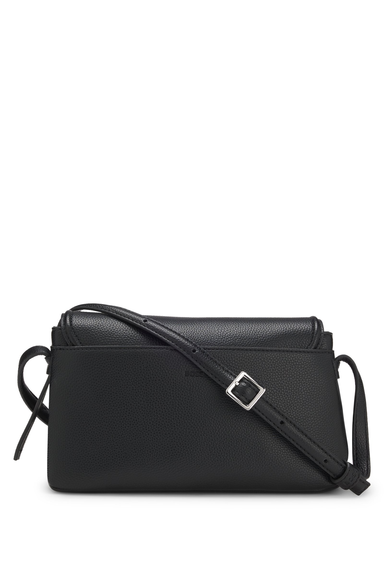 Boss Boss Γυναικεία Μαύρη Crossbody Τσάντα Με Μαγνητικό Κλείσιμο Και Double B Logo Για All-Day Εμφανίσεις - 3