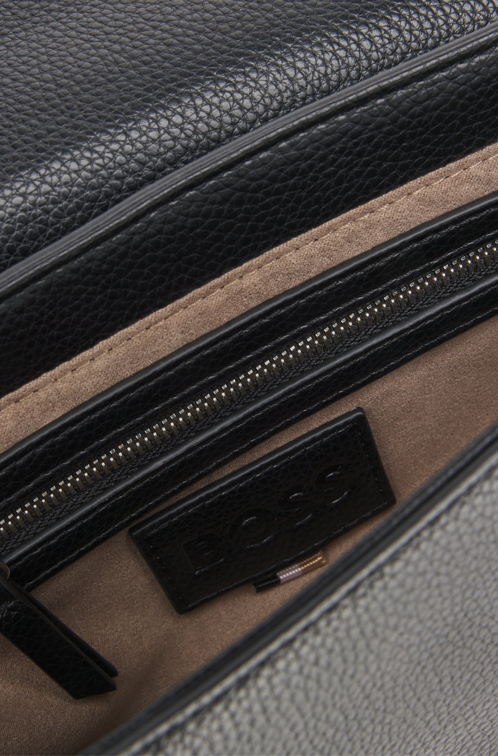 Boss Boss Γυναικεία Μαύρη Crossbody Τσάντα Με Μαγνητικό Κλείσιμο Και Double B Logo Για All-Day Εμφανίσεις - 5