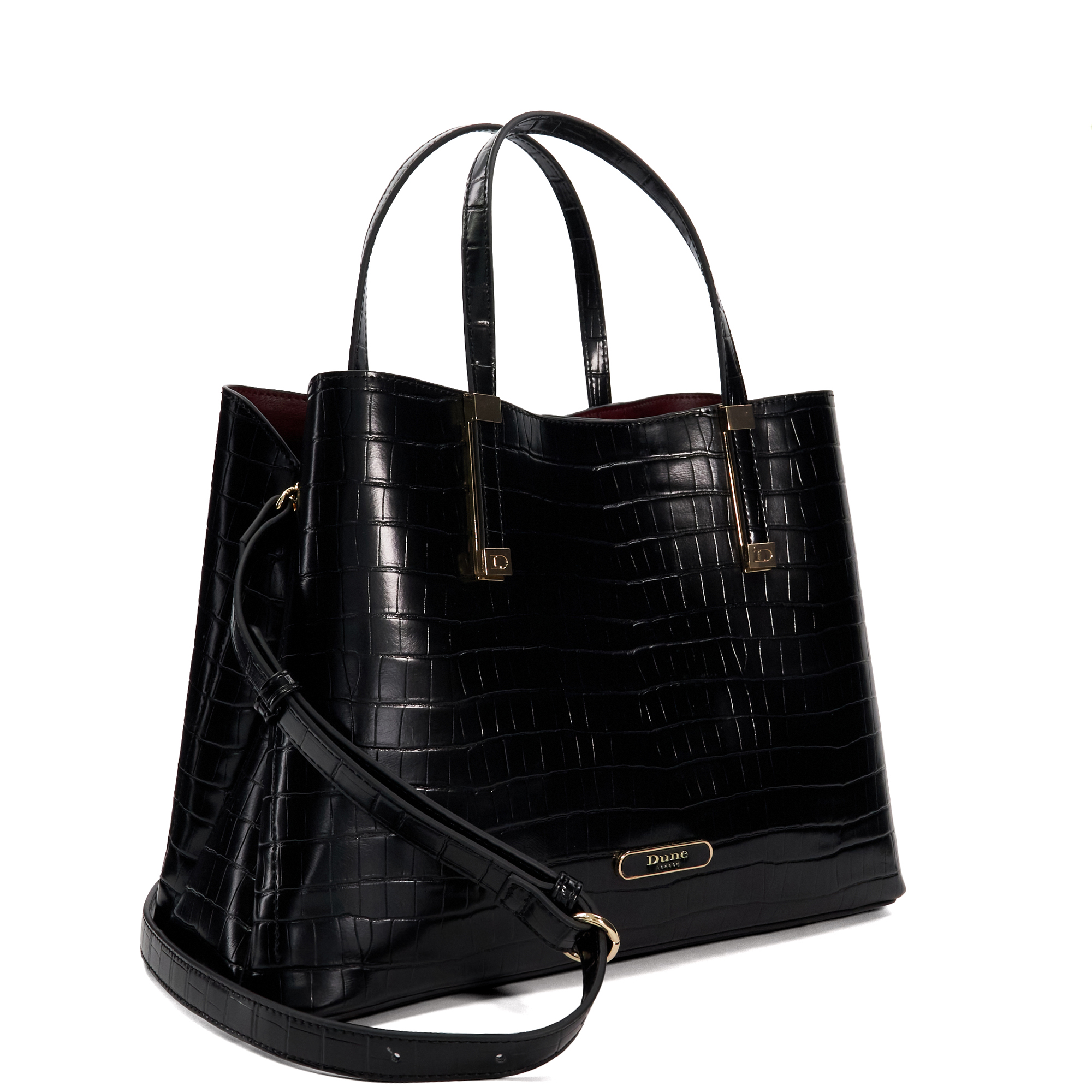 Dune London Γυναικεία Τσάντα Με Animal Print & Αποσπώμενο Λουράκι Για Business & Smart Casual Εμφανίσεις