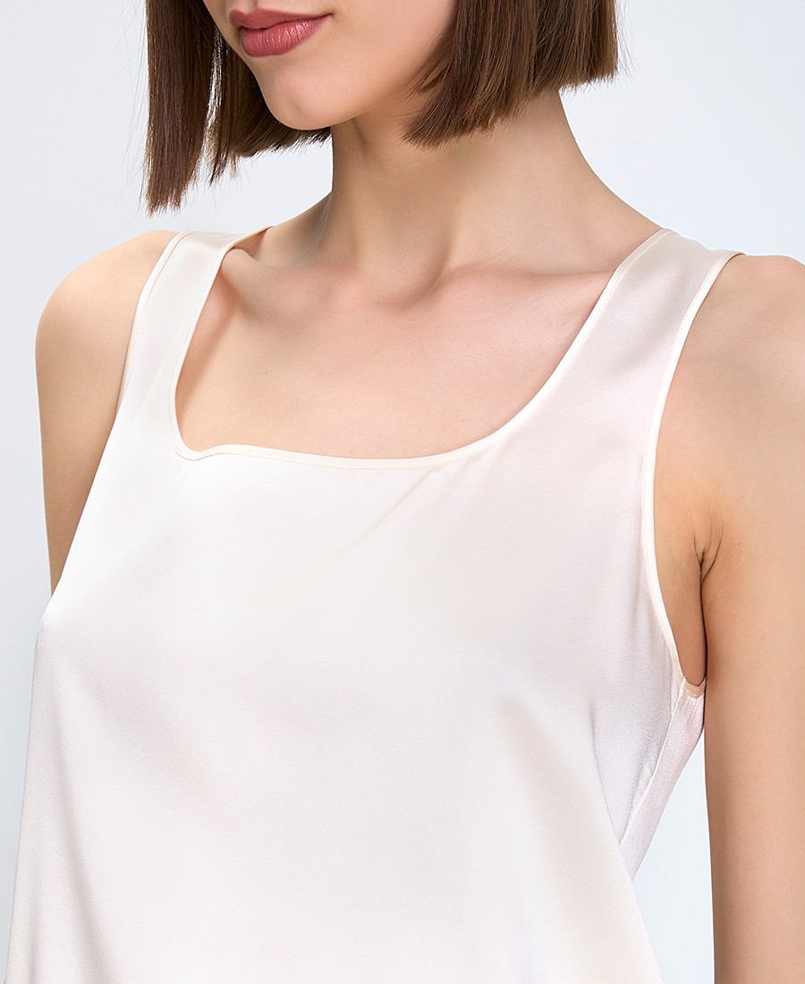 Penny Black Γυναικείο Τοπ Regular Fit Μεταξωτό Εκρού φωτογραφία