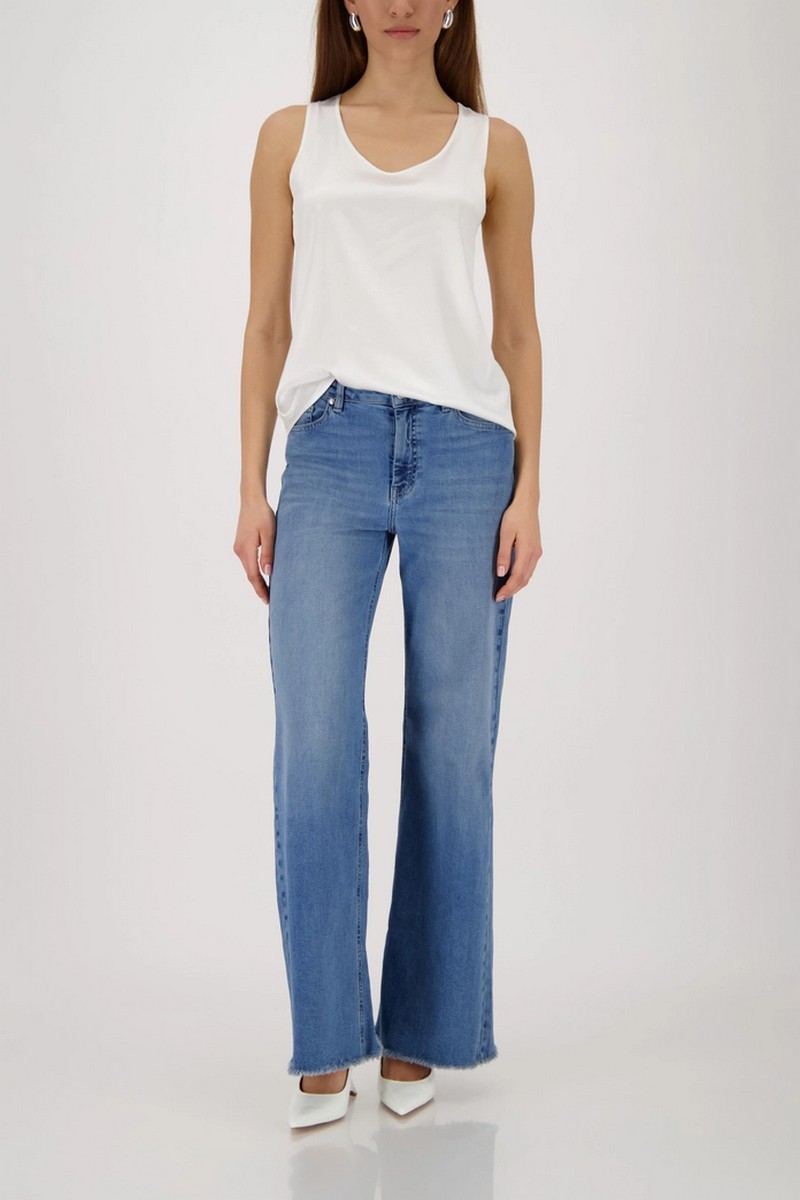Monari Γυναικείο Top Σατέν Slightly Tailored