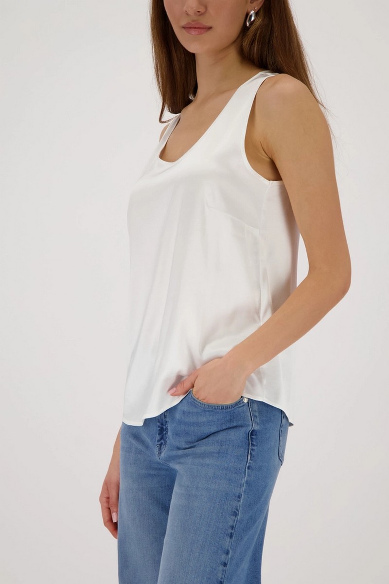 Monari Monari Γυναικείο Top Σατέν Slightly Tailored - 5