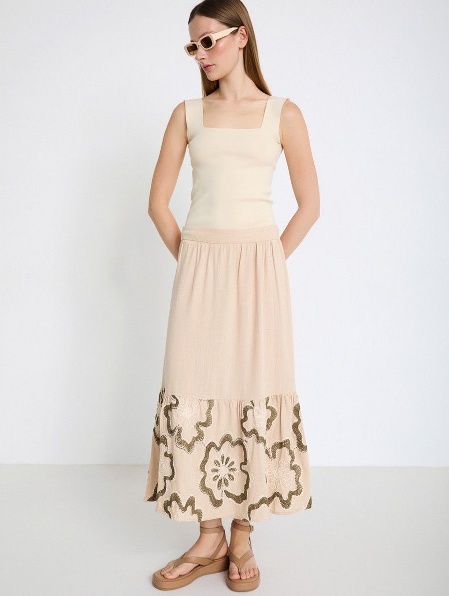 Skatie Γυναικείο Top Πλεκτό Essentials Με Τετράγωνη Λαιμόκοψη φωτογραφία