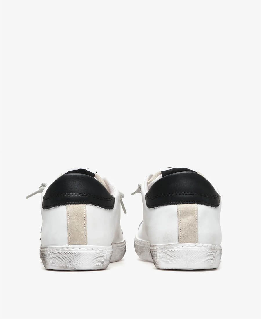 2 Star Γυναικεία Δερμάτινα Sneakers Low σε Λευκό φωτογραφία