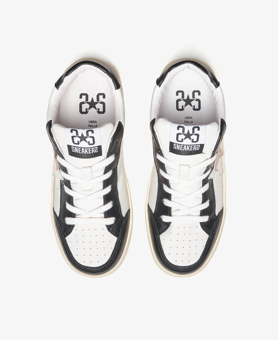 2 Star Γυναικεία Δερμάτινα Sneakers New Star σε Λευκό φωτογραφία