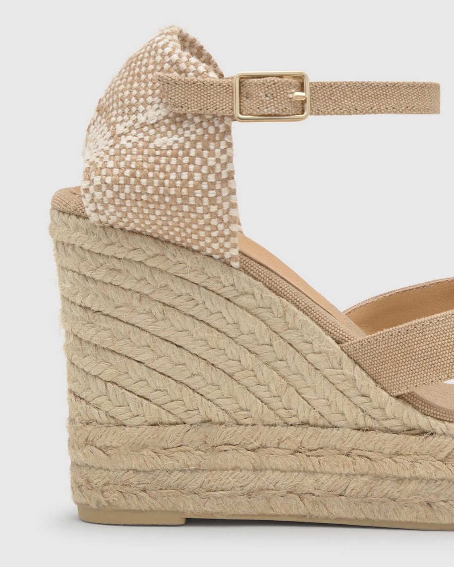 Castaner Γυναικεία Πλατφόρμα Regular Organic Cotton Sand φωτογραφία