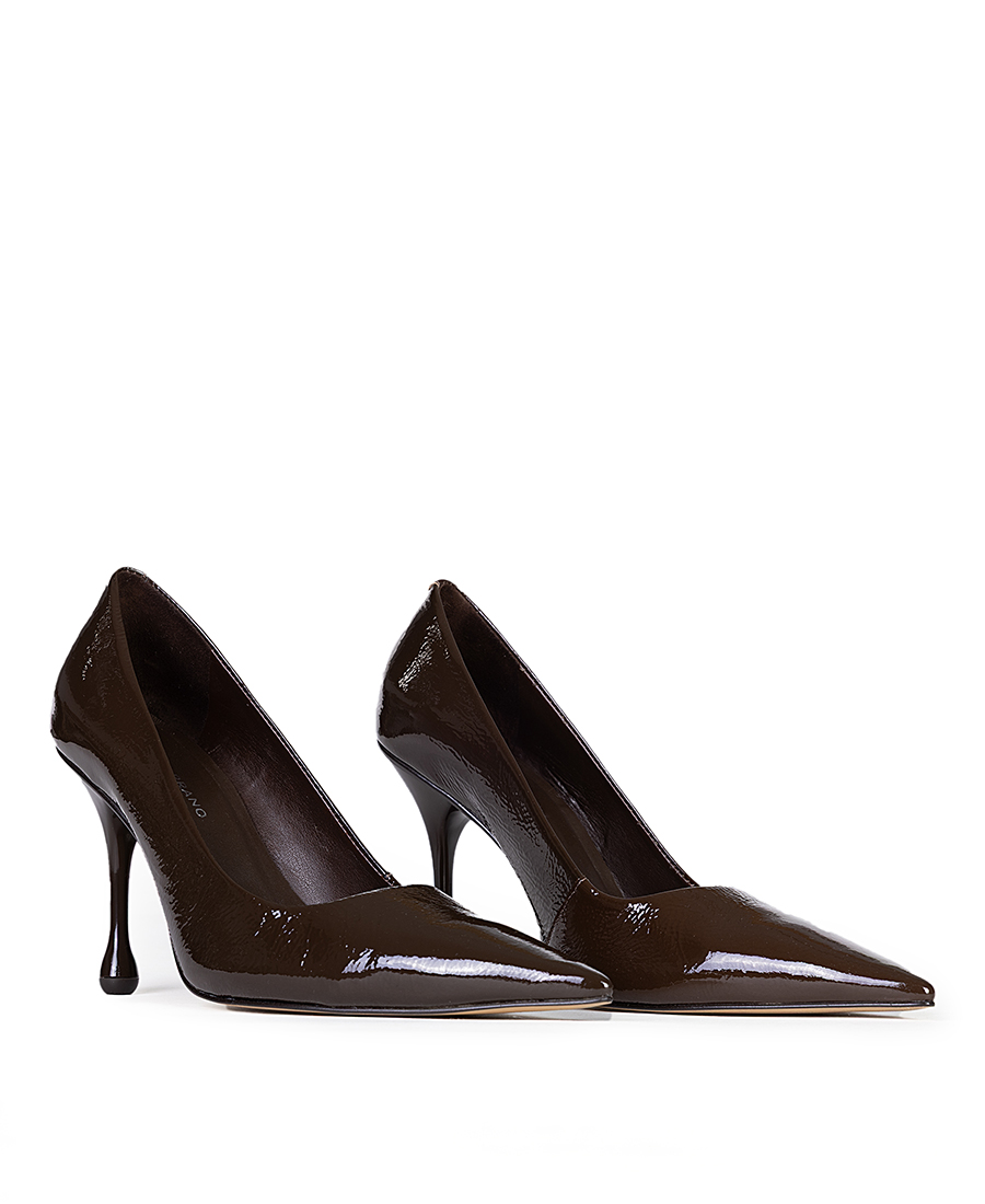 Carrano Γυναικείες Δερμάτινες Γόβες από Λουστρίνι φωτογραφία