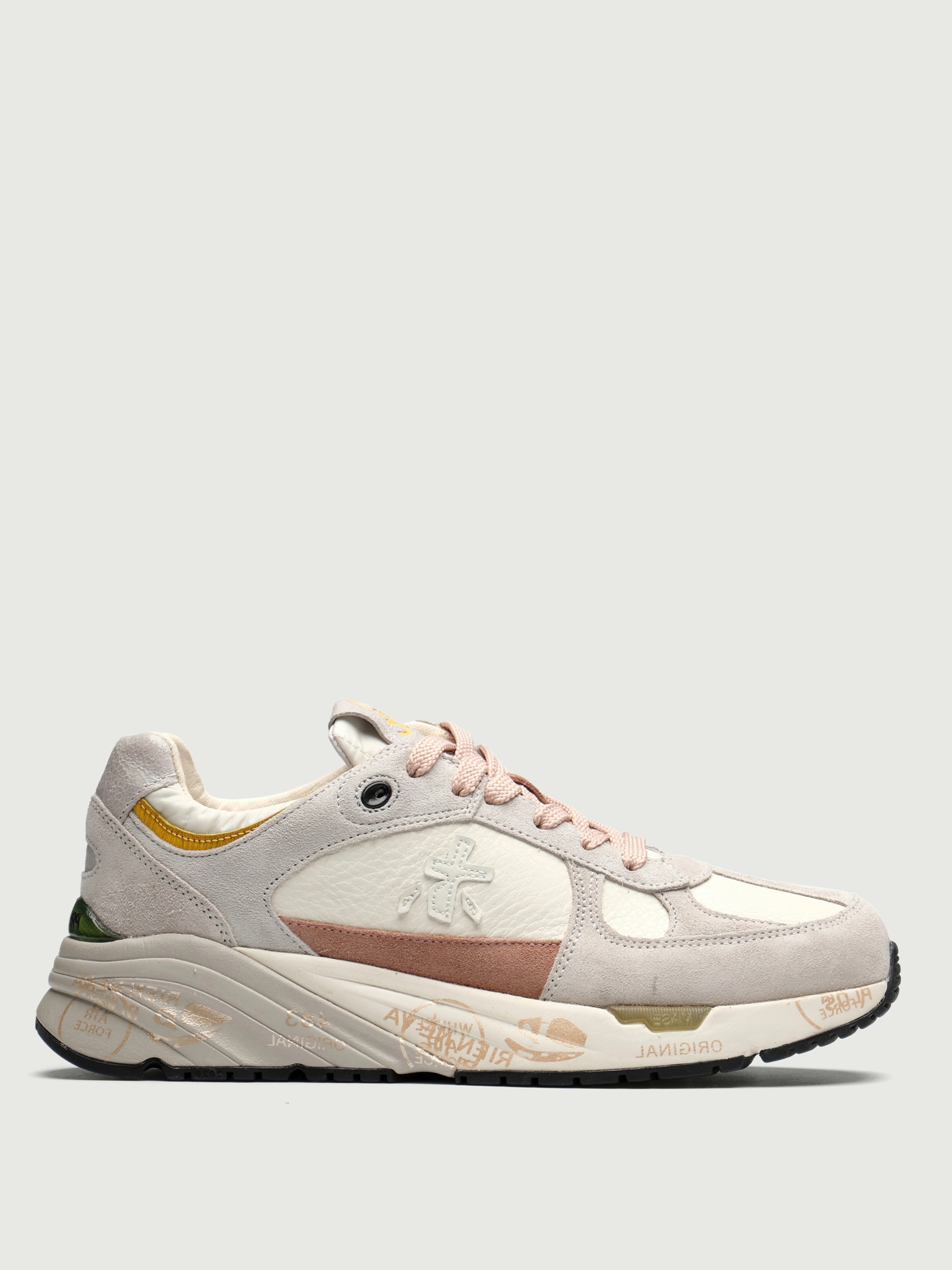 Premiata Γυναικεία Δερμάτινα Sneakers Με Chunky Σόλα Και Logo Details
