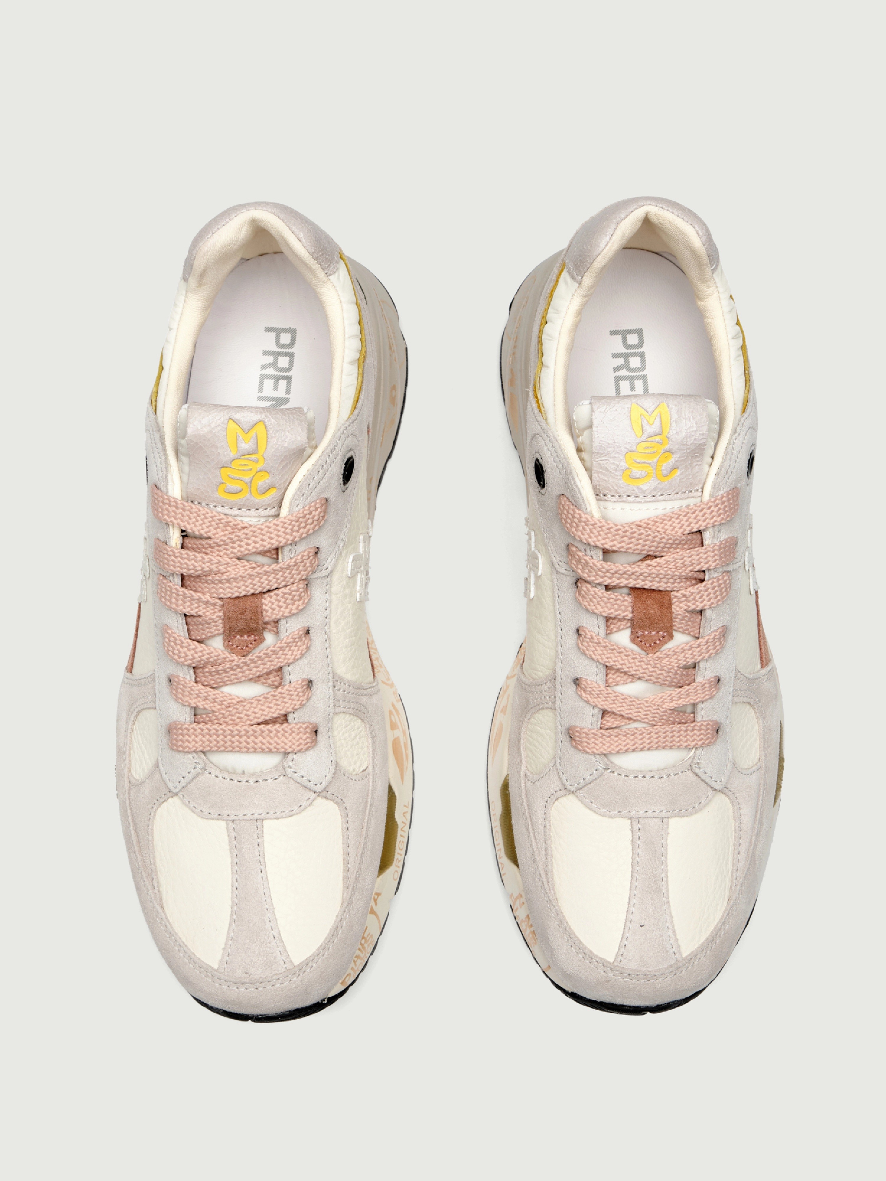 Premiata Premiata Γυναικεία Δερμάτινα Sneakers Με Chunky Σόλα Και Logo Details - 4