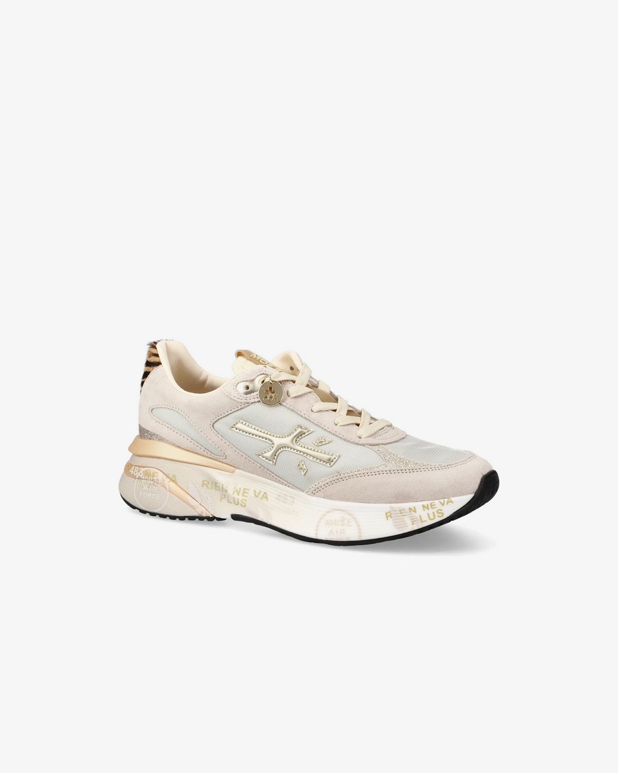 Premiata Γυναικεία Sneakers Moerund Με Χρυσές Λεπτομέρειες φωτογραφία