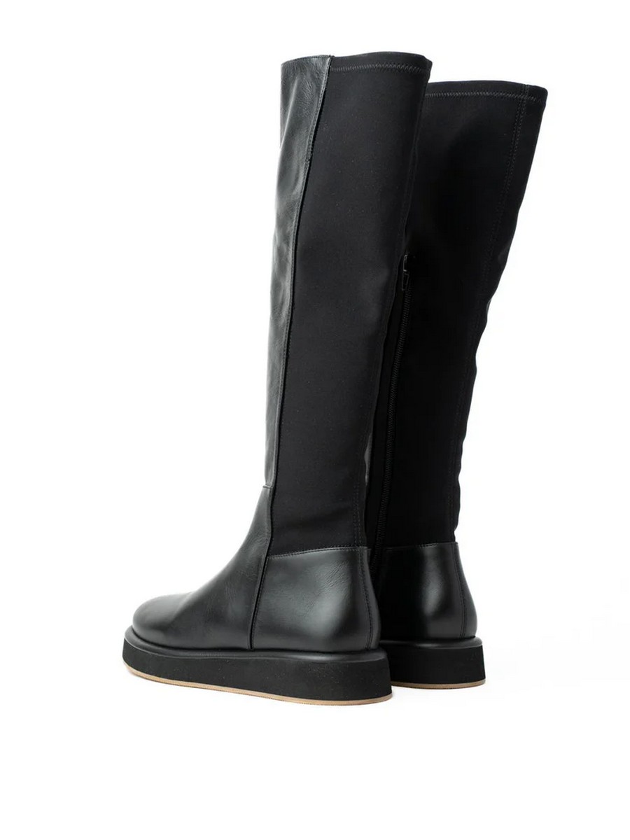 Palomitas Γυναικεία Μπότα Flat Nappa Μαύρη φωτογραφία