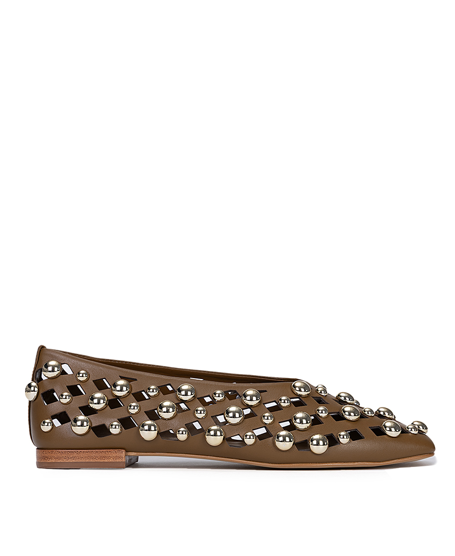 Carrano Γυναικεία Δερμάτινα Loafers Με Cut Out Σχέδιο