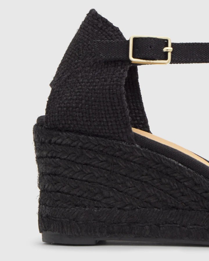 Castaner Γυναικείες Εσπαντρίγιες Από Καμβά Με Πλατφόρμα Από Jute Και Λουράκι Αστραγάλου φωτογραφία