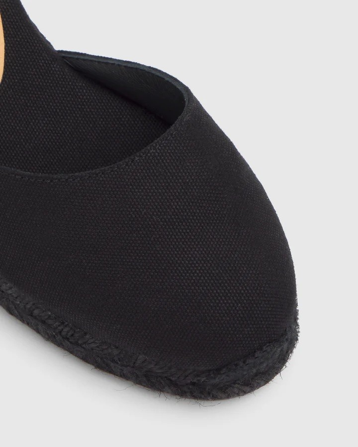 Castaner Γυναικείες Εσπαντρίγιες Από Καμβά Με Πλατφόρμα Από Jute Και Λουράκι Αστραγάλου φωτογραφία