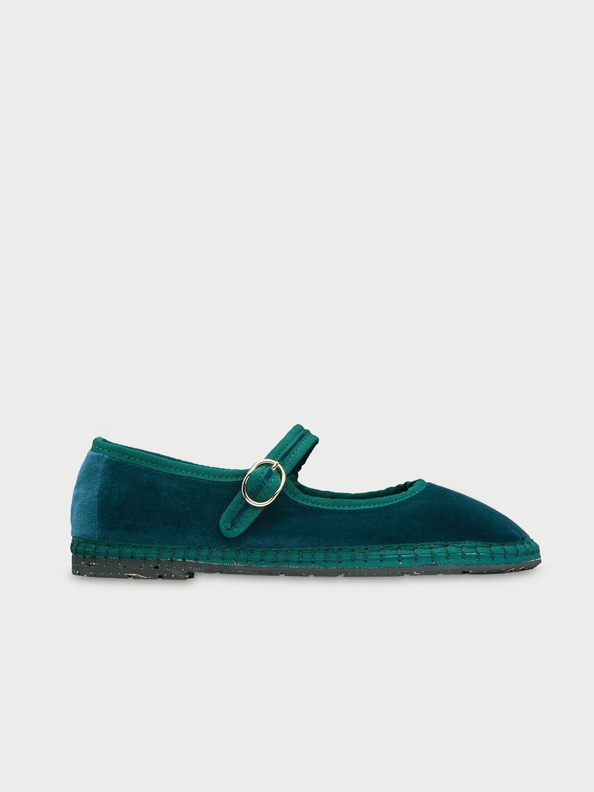 Flabelus Γυναικείες Βελούδινες Μπαλαρίνες Mary Jane Για Smart Casual Εμφανίσεις