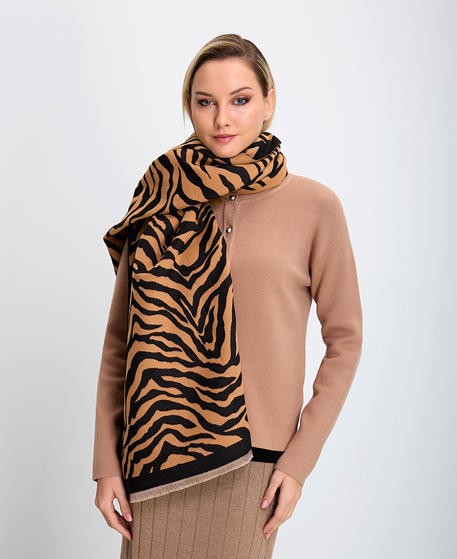 In Linea Firenze Γυναικείο Κασκόλ Εμπριμέ