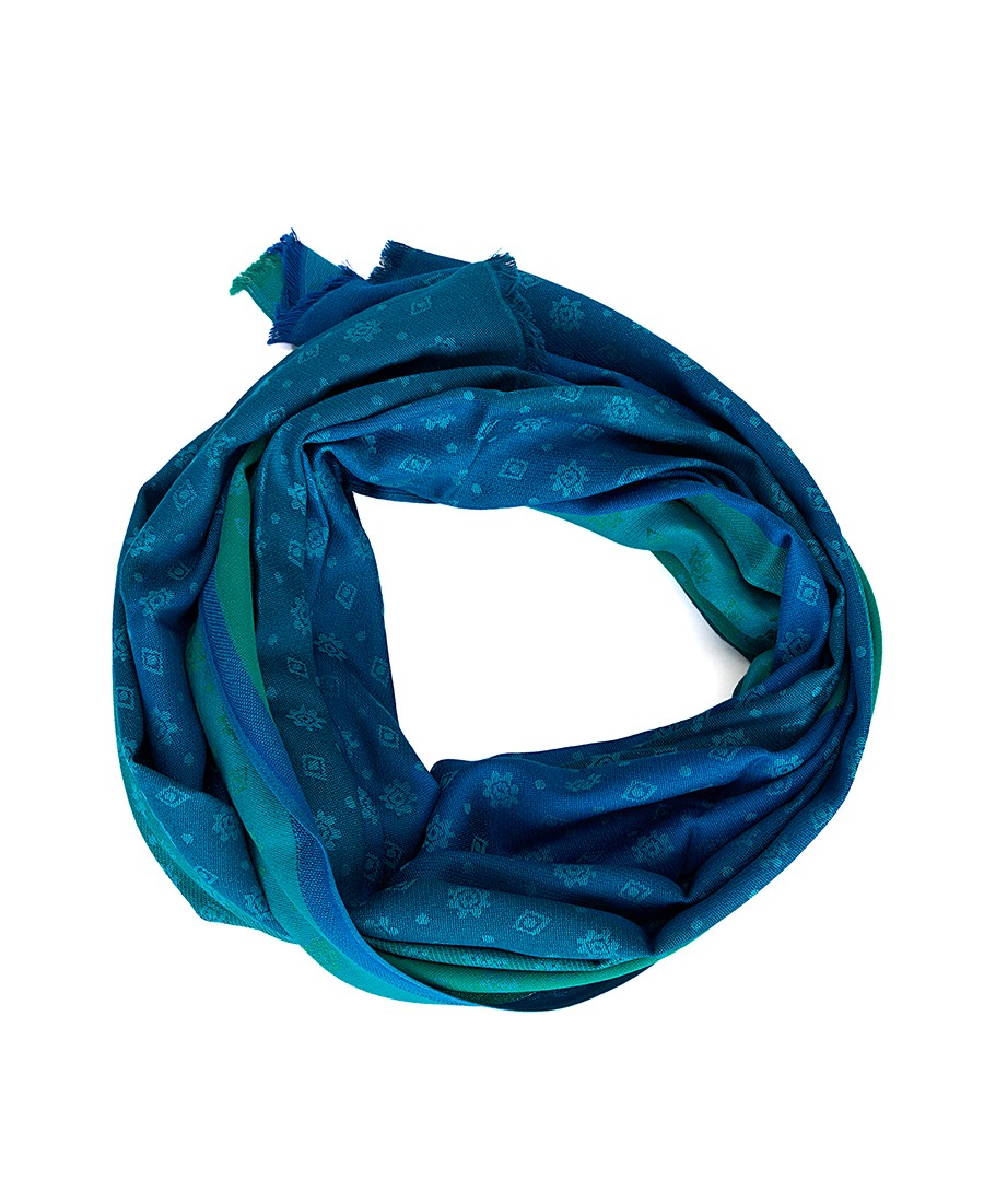 Ariela Montero Γυναικεία Πασμίνα Δίχρωμη από Βαμβάκι & Μαλλί