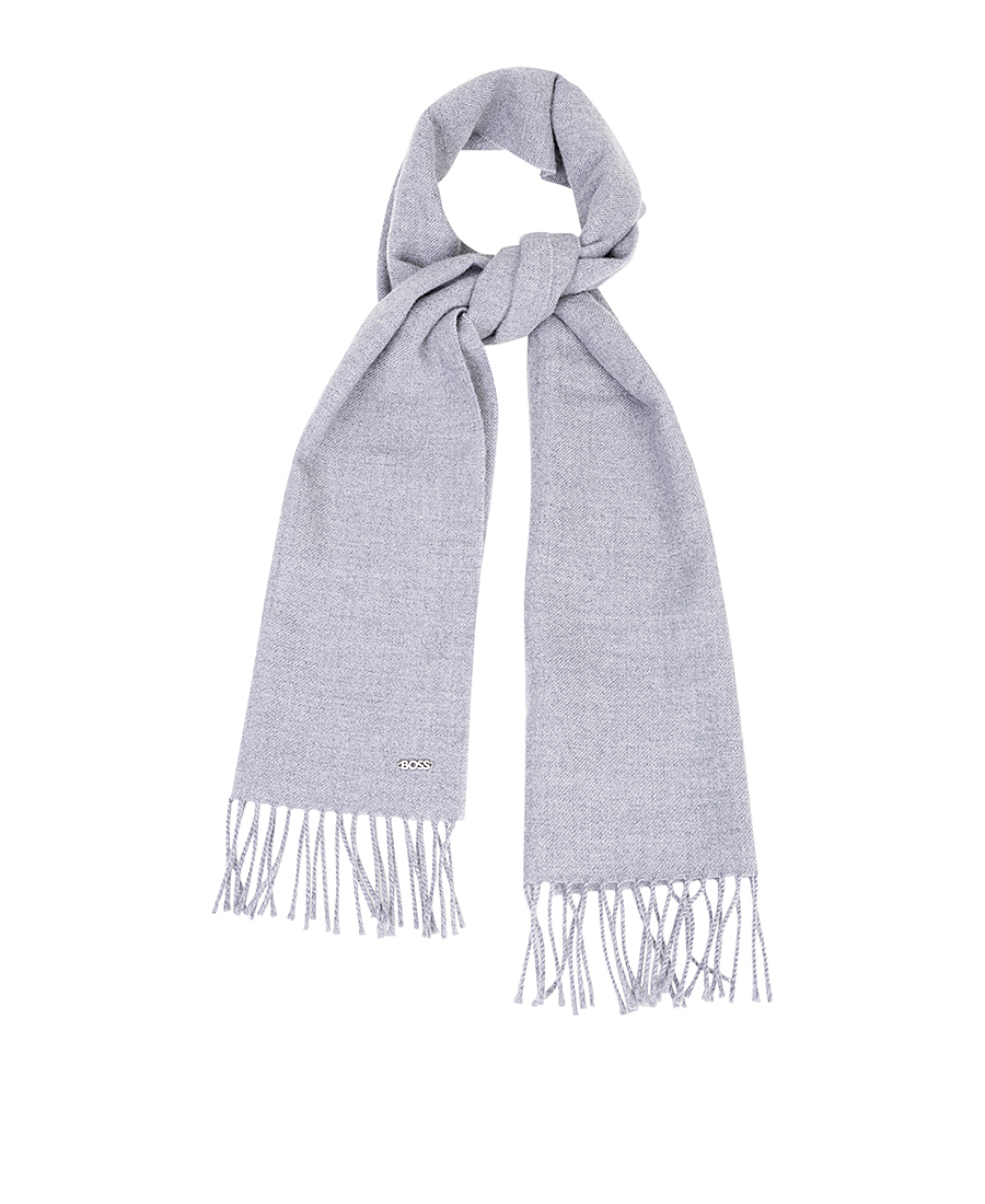 Boss Boss Γυναικείο Μάλλινο Κασκόλ με Logo Rivet