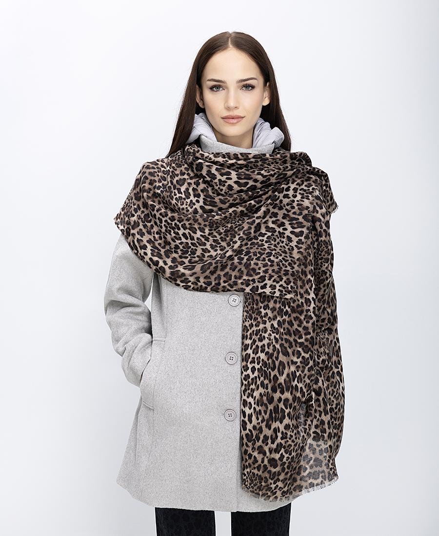 Γυναικεία Πασμίνα Με Animal Print