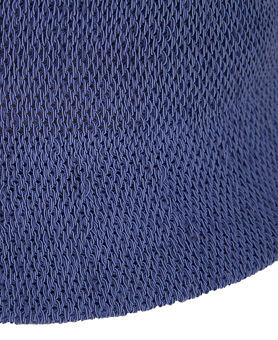 Γυναικείο Καπέλο Bucket Πλεκτό σε Μπλε φωτογραφία