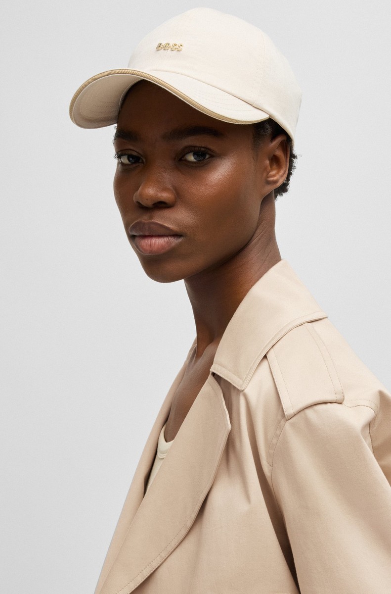 Boss Γυναικείο Καπέλο Βαμβακερό με Μεταλλικό Λογότυπο φωτογραφία