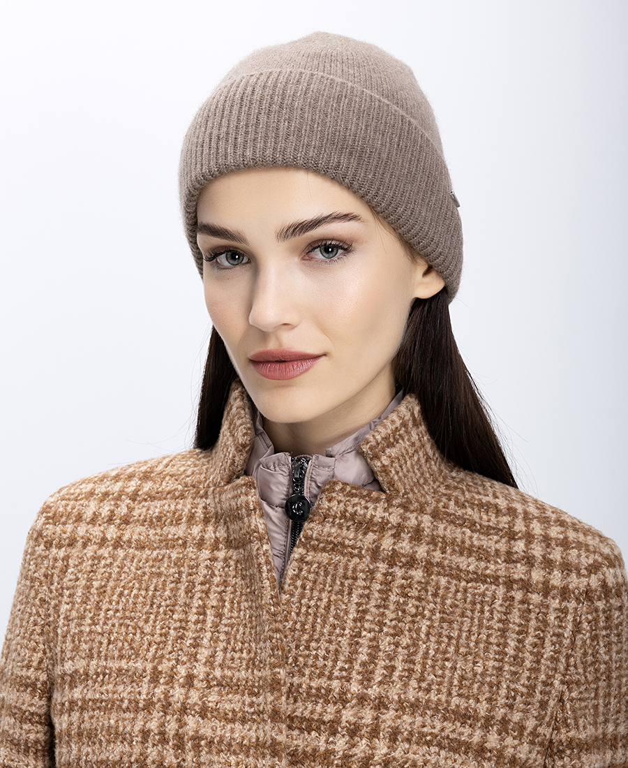 Boss Boss Γυναικείος Πλεκτός Σκούφος Μάλλινος