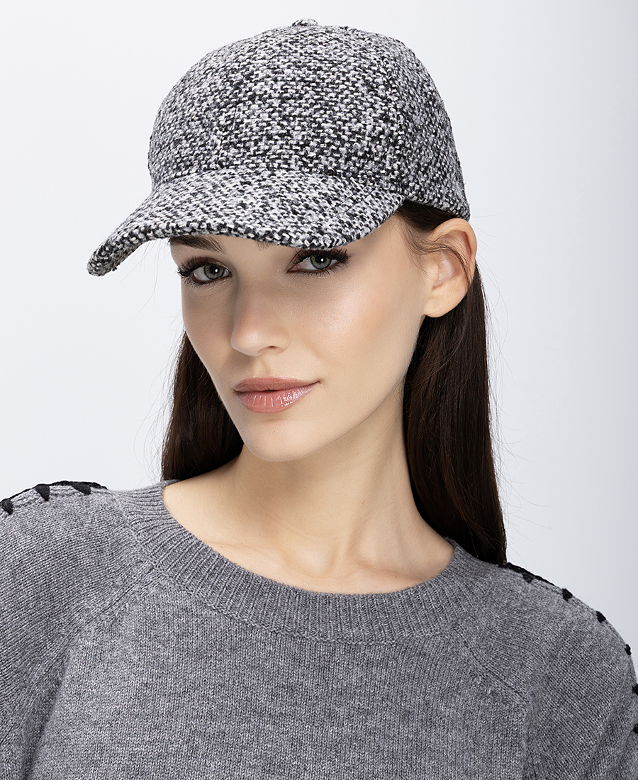 In Linea Firenze Γυναικείο Καπέλο Baseball Με Tweed Υφή