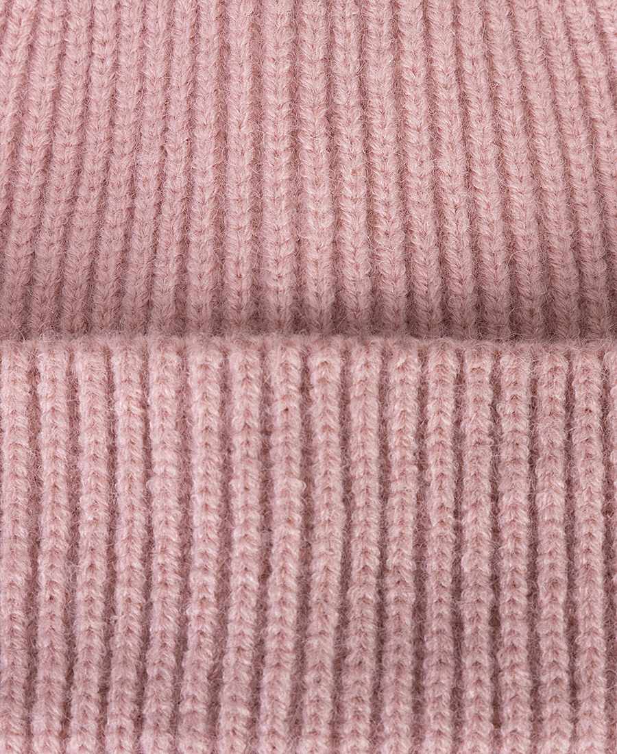 Γυναικείος Πλεκτός Σκούφος Με Rib Πλέξη φωτογραφία