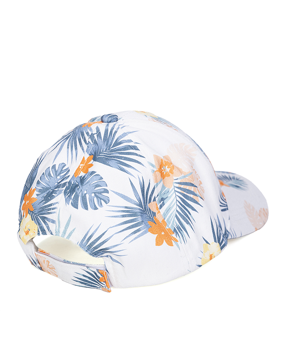 Γυναικείο Βαμβακερό Καπέλο Με Tropical Floral Μοτίβο φωτογραφία