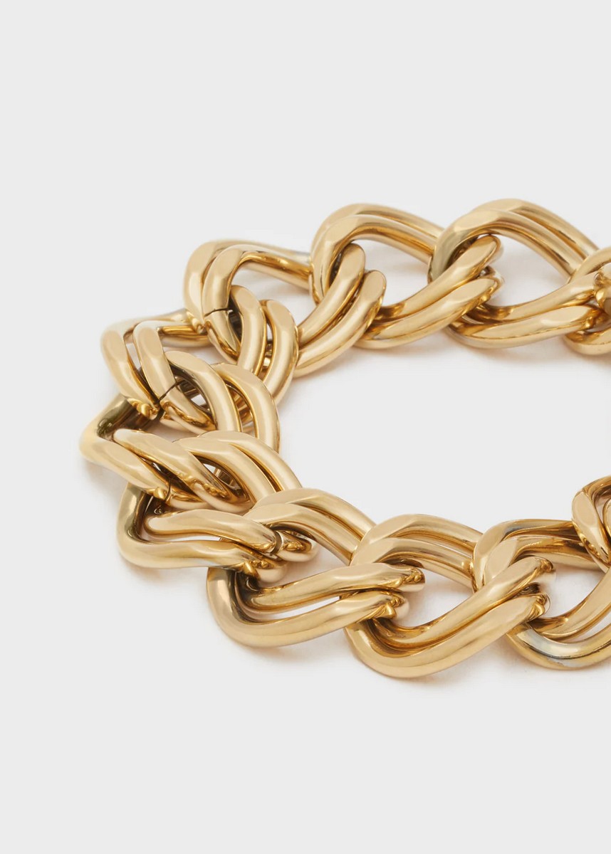 Nali Γυναικείο Βραχιόλι Αλυσίδα S.Steel σε Χρυσό φωτογραφία