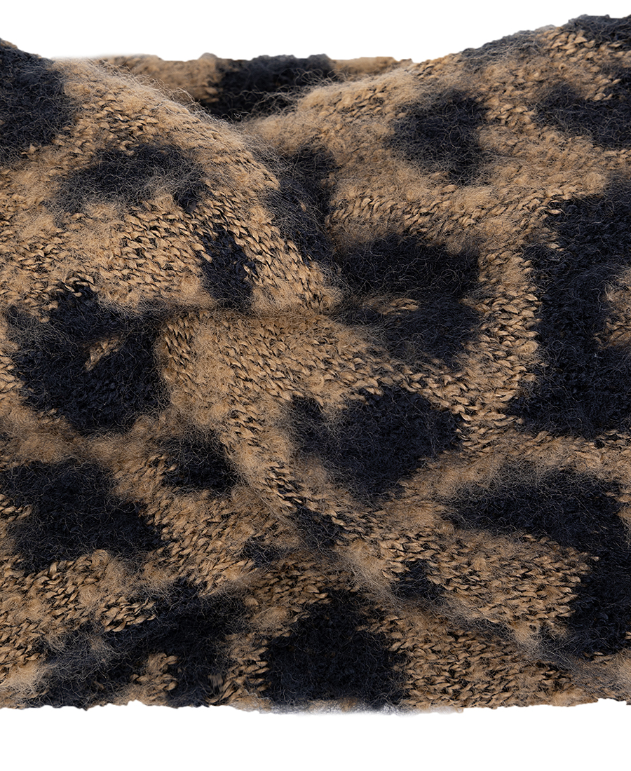 Clarina Γυναικείο Headband με Animal Print φωτογραφία