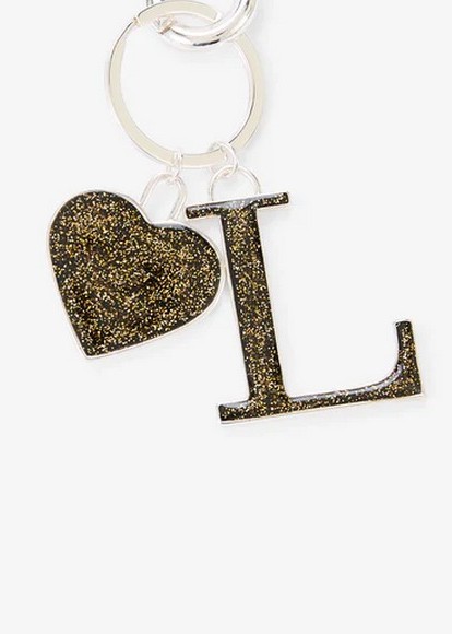 Lollipops Γυναικείο Μπρελόκ Με Γράμμα L Και Charm φωτογραφία