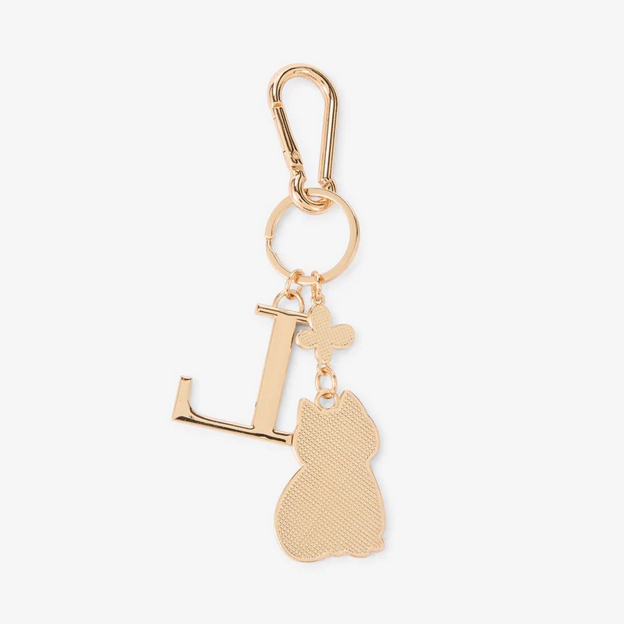 Lollipops Γυναικείο Μπρελόκ Με Γράμμα L Και Charm φωτογραφία