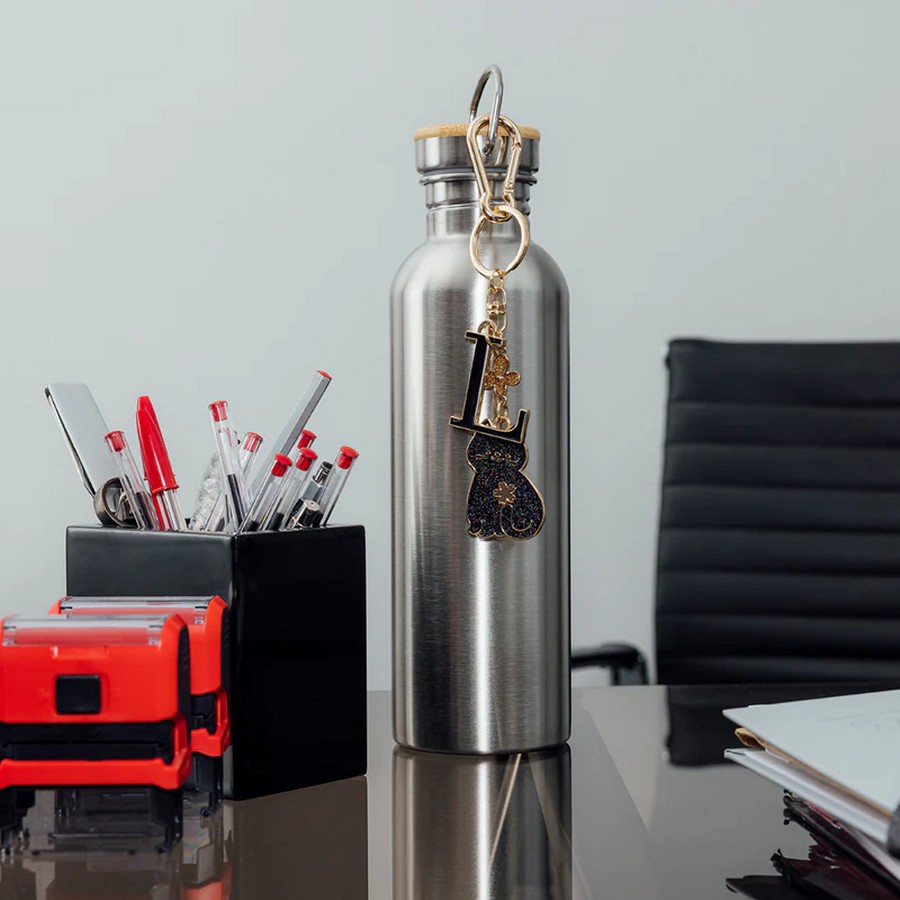 Lollipops Γυναικείο Μπρελόκ Με Γράμμα L Και Charm φωτογραφία