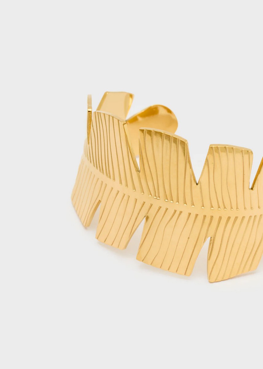 Nali Γυναικείο Βραχιόλι Cuff Με Φύλλα φωτογραφία