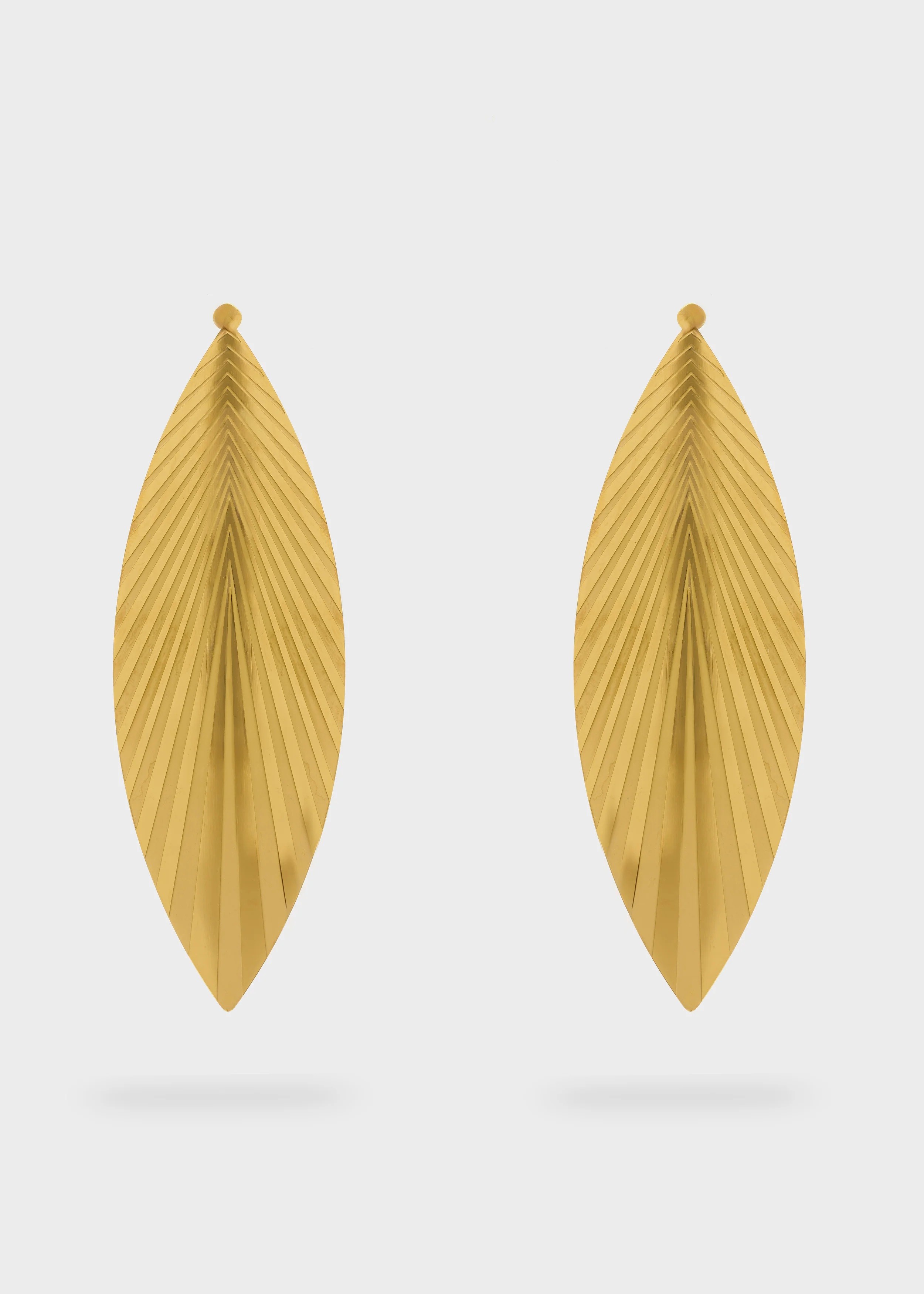 Nali Nali Γυναικεία Σκουλαρίκια Σε Σχήμα Φύλλου