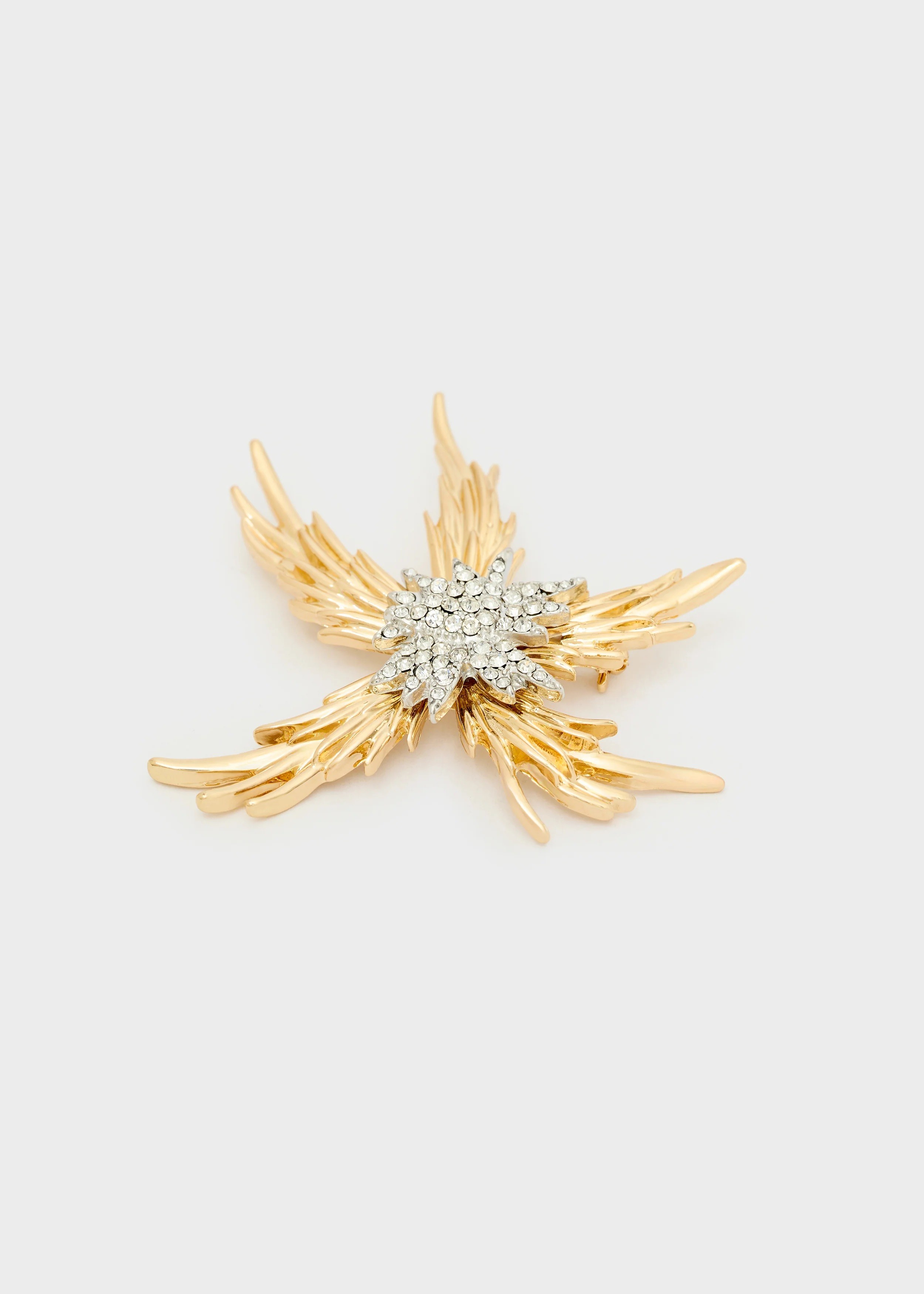 Nali Γυναικεία Διακοσμητική Καρφίτσα σε Σχήμα Λουλουδιού