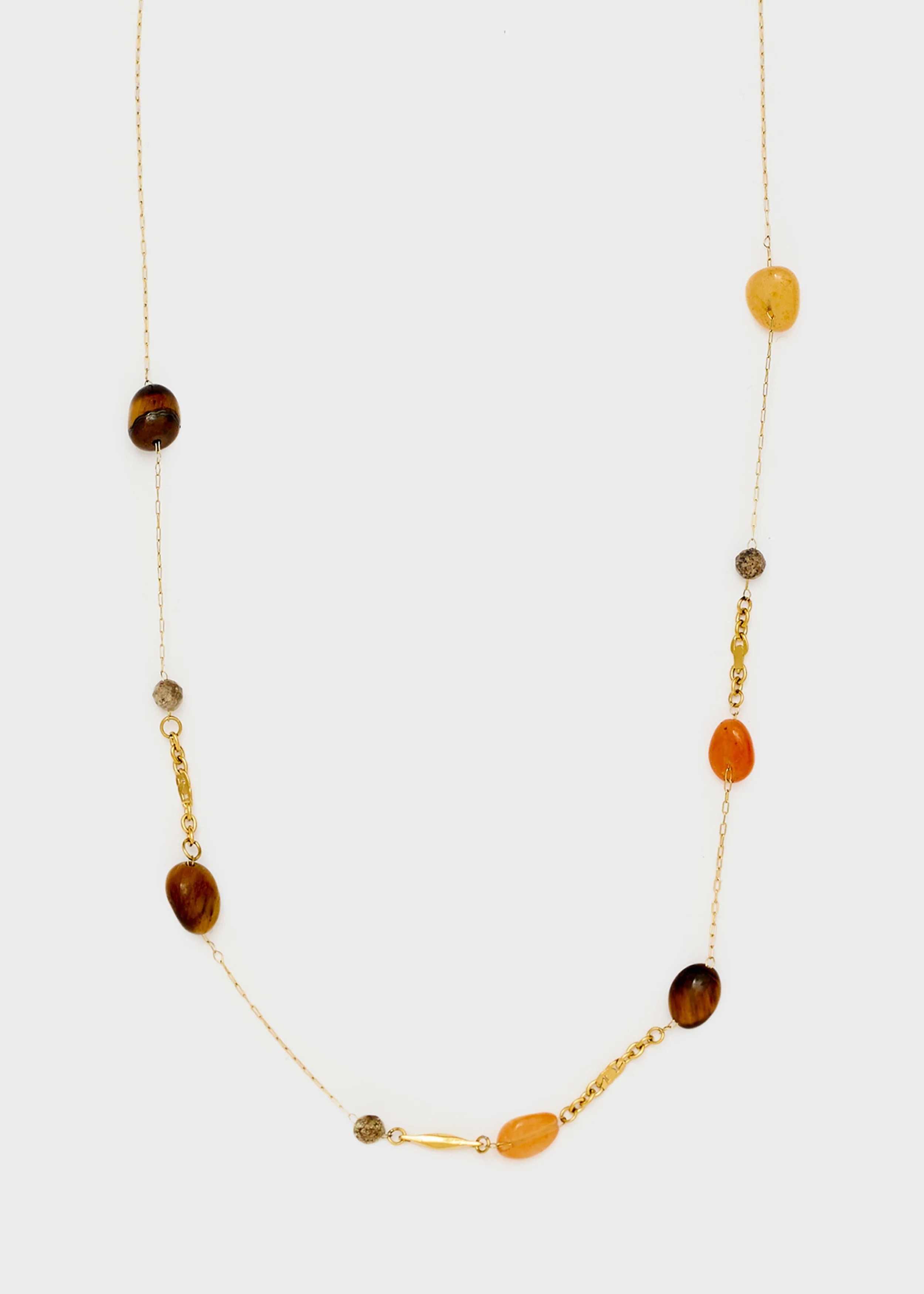 Nali Γυναικείο Κολιέ Με Διακοσμητικές Πέτρες Και Minimal Αλυσίδα φωτογραφία