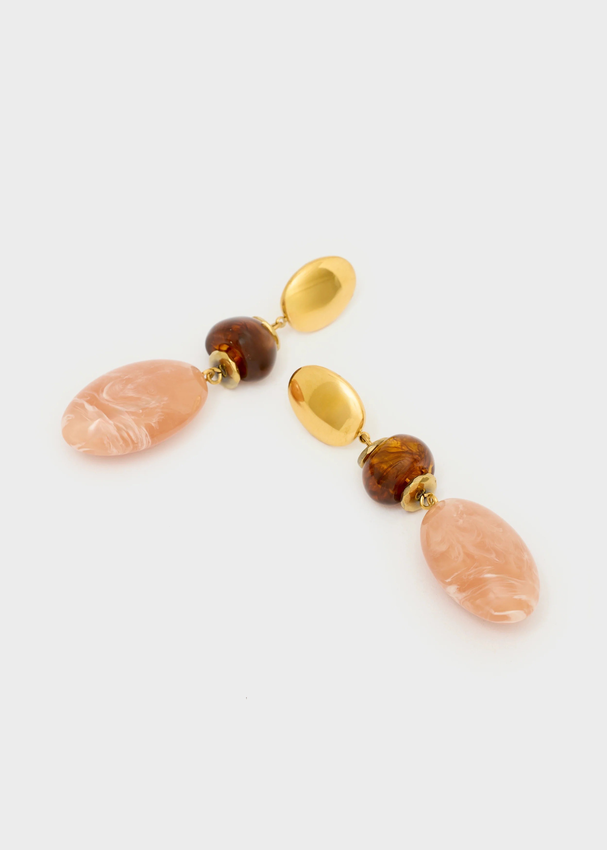 Nali Γυναικεία Κρεμαστά Σκουλαρίκια Με Διακοσμητικές Πέτρες φωτογραφία