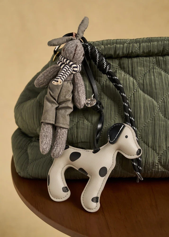 Nali Γυναικείο Bag Charm Με Λαγουδάκι Και Σκυλάκι