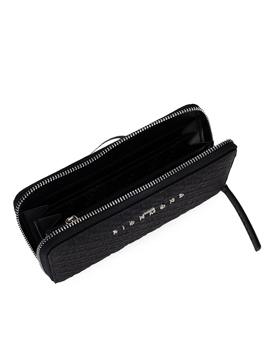 John Richmond Γυναικείο Πορτοφόλι Με Ανάγλυφη Υφή Και Minimal Logo φωτογραφία