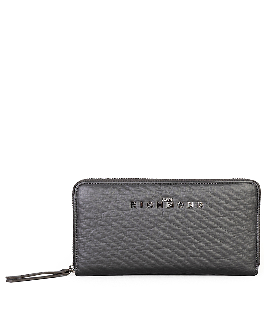 John Richmond Γυναικείο Πορτοφόλι Με Ανάγλυφη Υφή Και Minimal Logo