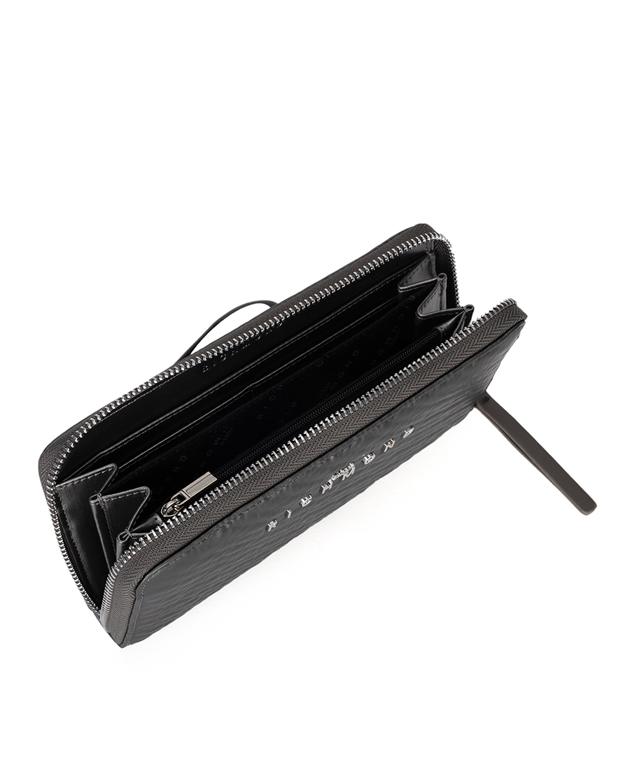 John Richmond Γυναικείο Πορτοφόλι Με Ανάγλυφη Υφή Και Minimal Logo φωτογραφία