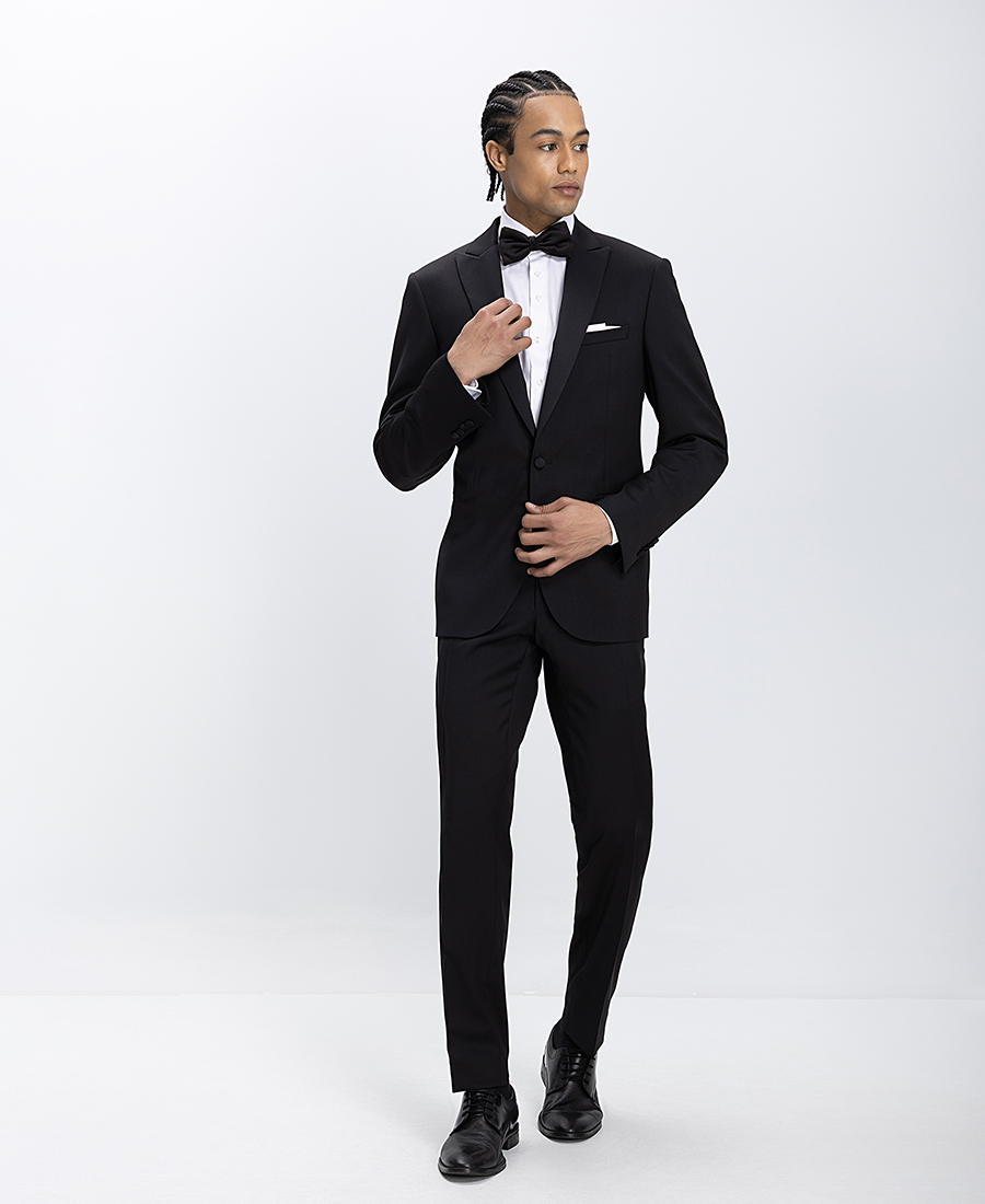 Vardas Vardas Ανδρικό Κοστούμι Tuxedo Μάλλινο Super 100