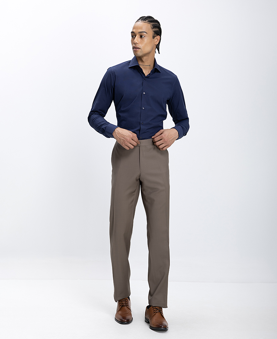 Ανδρικά παντελόνια Vardas Μπεζ