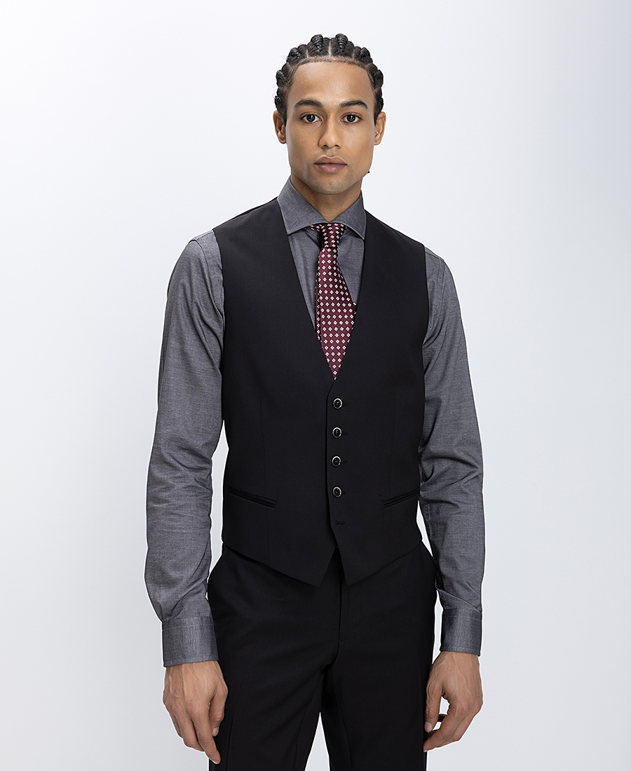 Vardas Vardas Ανδρικό Γιλέκο Μάλλινο Slim Fit