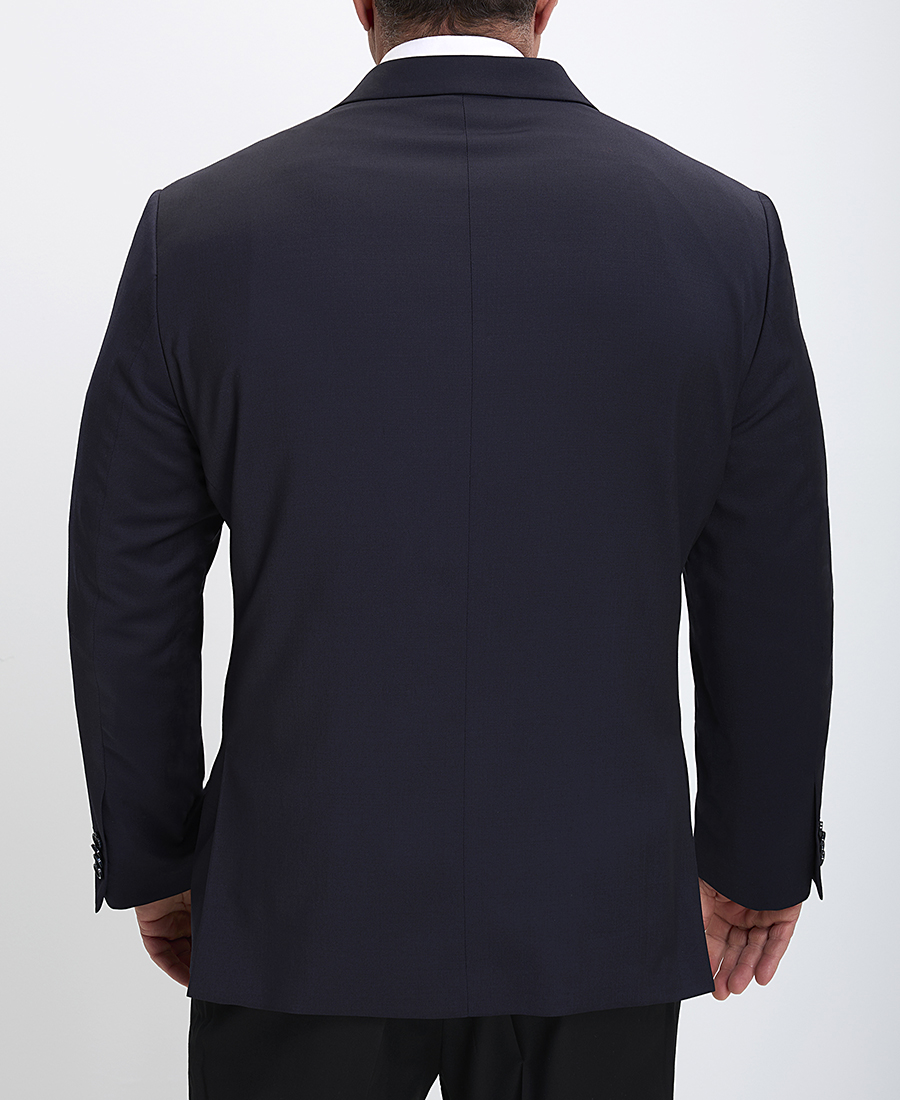 Vardas Plus Size Ανδρικό Σακάκι Ε-Motion Natural Strech Modern Fit σε Σκούρο Μπλε φωτογραφία