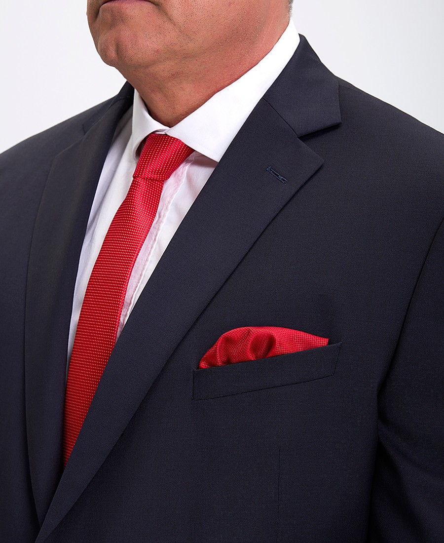 Vardas PLUS SIZE Ανδρικό Σακάκι Ε-Motion Natural Strech Modern Fit σε Σκούρο Μπλε φωτογραφία